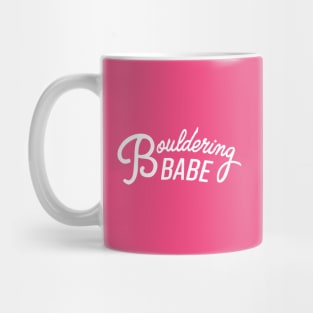 Bouldering Babe Mug